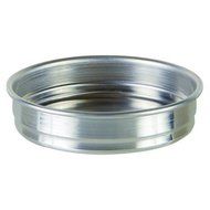 Winco APZK-0615, 6"x1.5" Aluminum Stackable Deep Pizza Pan, Pizza Commercial Deep Dish with Rims