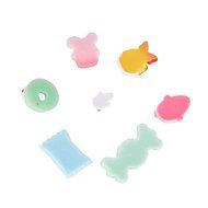 Pandahall 50pcs Mixed Color Candy &amp; Cake Resin Cabochons Food Flat Back DIY Nail Decoration Cell Phone Ring Necklace...