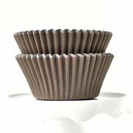 Solid Gray BakeBright Greaseproof Cupcake Liners N2