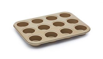 Paul Hollywood 12 Hole Deep Baking Pan, Non-Stick