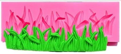 Baking Molds 3D Silicone Mould Cake Candy Pastry Tools Decorating Reusable Non-stick Grass Strip Sugarcraft Fondant... N2