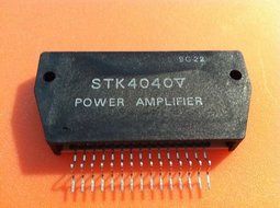 STK4040V AF Power Amplifier 70W LOT OF 2 + Heat Sink Compound ORIGINAL NEW SANYO