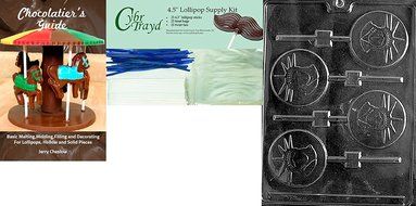 Cybrtrayd P014 Statue of Liberty Lolly Chocolate Candy Mold with Exclusive Cybrtrayd Copyrighted Chocolate Molding... N8