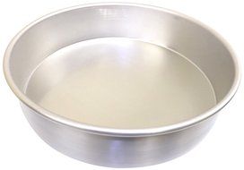 Allied Metal CPH7X.5 Heavy Weight Aluminum Straight Sided Pizza Pan, 7 by 1/2-Inch