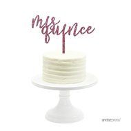 Andaz Press 5th Birthday and Anniversary Acrylic Cake Toppers, Pink Glitter, Number 5, 1-Pack N26