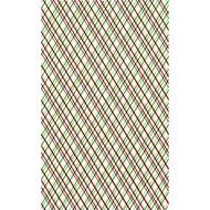 William Plaid Red &amp; Green Cocoa Butter Chocolate Transfer Sheet by GSA