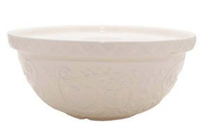 Mason Cash Flour Power Mixing Bowl, Cream, 4.25-Quart N2