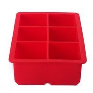 HDE Big Square Block Party Novelty Silicone Jello Chocolate Mold Ice Cube Tray (Big Blocks)