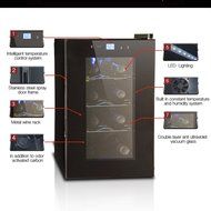 SMAD 8 Bottle LCD display Thermoelectric Wine Cooler,Black