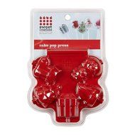 Sweet Creations Christmas Cake Pop Press Mold, Red N2