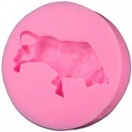 Topnew-Candy Cavity Silicone Chocolate Mold Candy and Gummy Moulds Bull H2196 N6