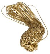 10&quot; Gold Stretch Loops for Candy/Jewlery Boxes - 50 count N3