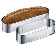 Westmark Oval baking tin- Perfect for Cakes and Breads No-Base Stainless Steal Extendable Bakeware, , Stainless... N3