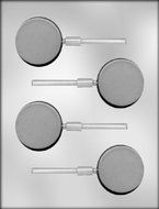 CK Products 2-1/8-Inch Circle Sucker Chocolate Mold