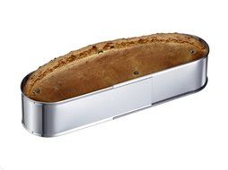 Westmark Oval baking tin- Perfect for Cakes and Breads No-Base Stainless Steal Extendable Bakeware, , Stainless... N4