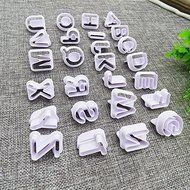 Anyana 40pcs set Letters &amp; Number Plastic Cookie Cutter Cake Mould Tool Kitchen Tool Sugar Paste Baking Mould...