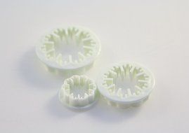 Sorcery Products Fondant Tool Set 3 SNOWFLAKE COOKIE Cutter Fondant Set N3