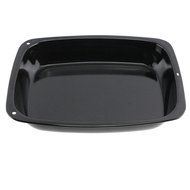 Spares2go Small Vitreous Enamel Roasting Tins Oven Baking Trays (Pack of 2)