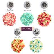 Russian Piping Tips, Bags and Coupler Set, 46 pieces, Cake, Cupcake, Cookies and Pastry Decoration, Latest Designs N11