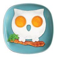 HAKSEN Silicone Egg Ring Maker Mold Shaper Combo / Breakfast Sandwich Pancake Omelet Novelty, Set of 3(Spooky... N5