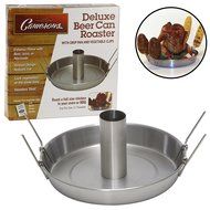 Beer Can Roaster - Stainless Steel Chicken Beeroaster Deluxe with Recipe Guide - Cooks Meat and Vegetables at... N3
