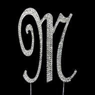 21 Silver Rhinestone Crystal Cake Topper Silver, Gold Numbers, Letters, Bling Love, Wedding, Birthday, Anniversary... N13