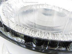 10 Inch High Dome Plastic Disposable/Reusable Pie Carrier #WJ45 (25)