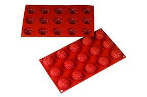 Fat Daddio's 0.78-Ounce Silicone Bakeware, Dahlia