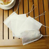 SHZONS 100pcs/Pack Disposable Tea Filter Bags,Heat Seal Filter Paper Tea Bags Infuser with Drawstring for Loose... N6