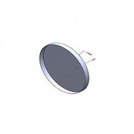 Killarney Metals - 24&quot; x 2&quot; Glavanized Steel Circular Heavy Duty Drip Pan N2