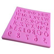 Karen Baking English Letters And Numbers Shape 3D Silicone Cake Mold For Cake Fondant Decorating