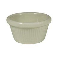 Winco RFM-3B Fluted Ramekins, 3-Ounce, Bone, 12-Pieces