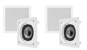 4) VM Audio 5.25" 100W 2-Way In-Wall Surround Speaker (Four) | VM-WS525-S