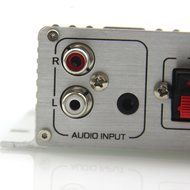 Digphone Silver Lepy LP-2020A 20WX2 Mini HIFI Stereo Audio Amplifier AMP With 13.5V 3A Power Supply N5