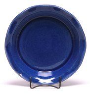 Emerson Creek Ceramic Frilly Pie Plate (Cranberry)