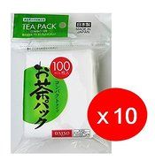 10 x100pcs Disposable Filter Bags for Loose Tea -Hard type N2
