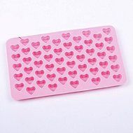 Y&amp;XL&amp;H 55 Holes Silicone Chocolate Ice Mold Heart Shape Silicone Cake Mould N3