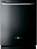 Ge DISHWASHERS 300197 Artistry Built-In 24" Dishwasher With Top Controls, Black, 4 Cycles / 8 Options