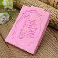 Bluelover Happy Birthday Silicone Mold Lace Cake Decorating Mold Baking Mat Tool N2