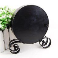 Modern design antique Desktop Clock retro Metal horologe Desk mirror round Table N2