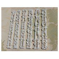 Ehdching 6pcs Alphabet Number Letter Fondant Ugarcraft Cutter Mold Tool
