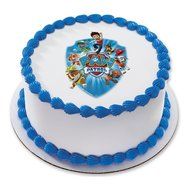 Paw Patrol 7.5&quot; Round Edible Cake Topper (Each) - Party Supplies