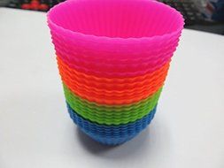 The Home Gourmet Silicone Baking Cups / Cupcake Liners - 24-Pack - Lifetime Guarantee N3