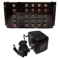 QualConnectTM Component Video and Audio RCA Distribution Amplifier/Splitter, 4 Way