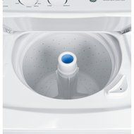GE GUD27GSSJWW Spacemaker 9.1 Cu. Ft. White Gas Washer/Dryer Combo