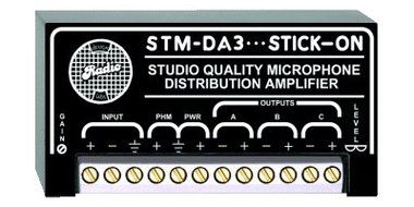 RDL STM-DA3 Mic Distribution Amplifier Electrical and Audio Isolation, Studio Quality Low Noise - Power Supply...