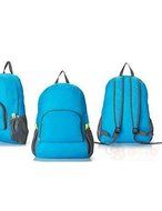 SB@Portable Folding Outdoor Travel Mountaineering Bags Waterproof Nylon Sports Bag Backpack Skin , blue
