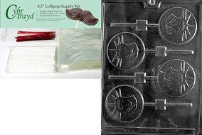 Cybrtrayd P014 Statue of Liberty Lolly Chocolate Candy Mold with Exclusive Cybrtrayd Copyrighted Chocolate Molding... N10