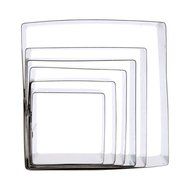 Aprince Set of 6 Stainless Steel Cake Mousse Molld Cake Baking Cake Decor Molds Ring (Round Set) N2