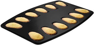 Zenker Non-Stick Carbon Steel Madeleine Pan, 12-Count